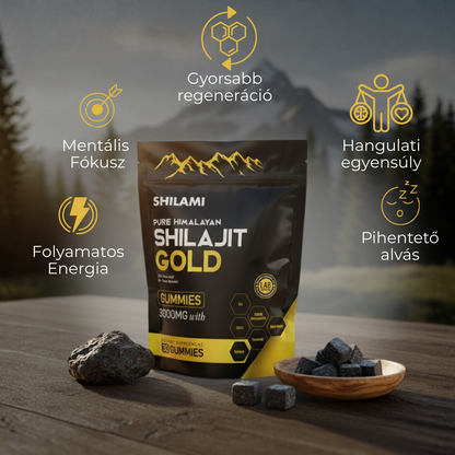 6 az 1-ben Shilajit Gumivitamin