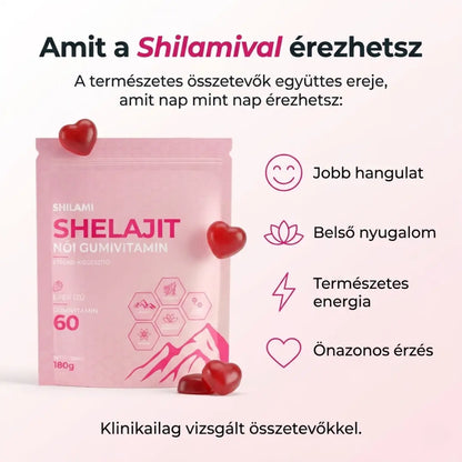 Női Shelajit Gumivitamin