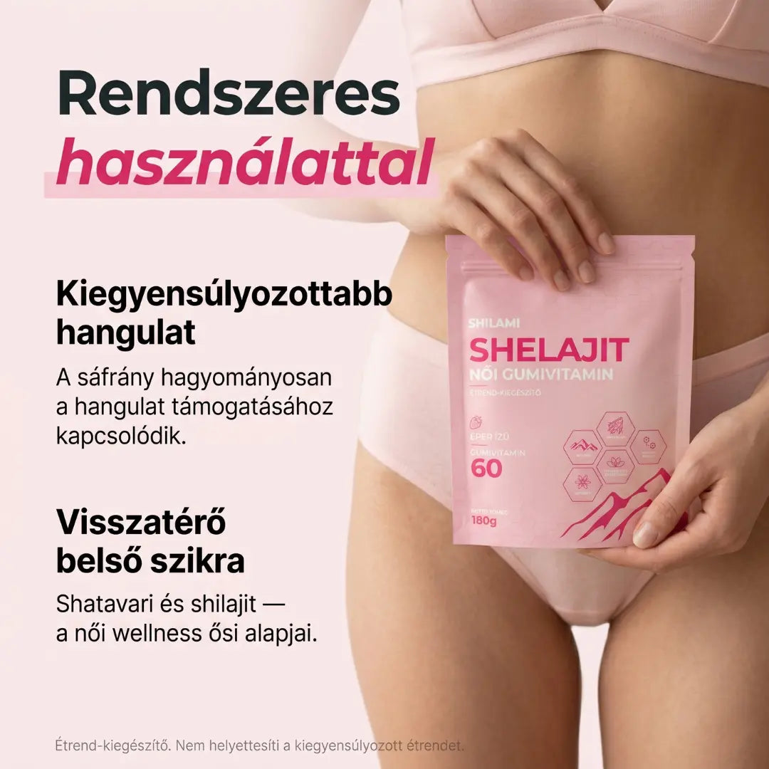 Női Shelajit Gumivitamin